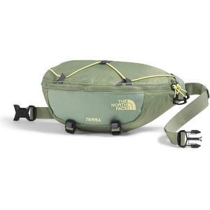 THE NORTH FACE Terra Lumbar Hiking Hip Pack – 3 Liter Storage Belt Bag, Water Repellent Finish, Adjustable Strap(Bark Mist/Slate Moss)