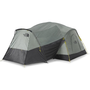 THE NORTH FACE Wawona 8 Tent | Eight Person Camping Tent, Water Repellent, Spacious & Easy to Set Up, Attached Vestibule Area(Agave Green/Asphalt Grey)