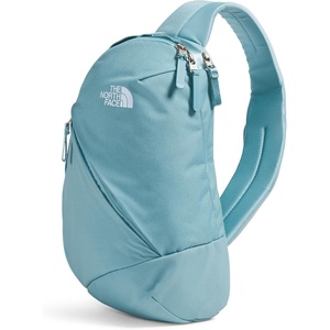 THE NORTH FACE Women’s Isabella SIing | Slim Carry Crossbody Bag With Large Main Compartment, Water Repellent(Blue Eclipse Light Heather/Tnf White)
