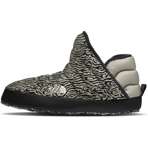 THE NORTH FACE Women’s Thermoball Traction Winter Bootie | Insulated & Water Repellent, Rubber Outsole(Clay Grey Tnf Tiger Stripe Print/Tnf Black)