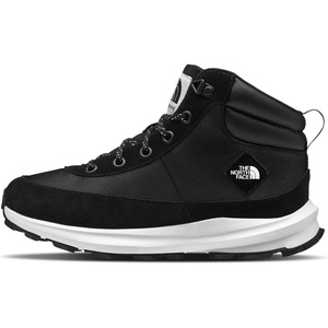 The North FACE Unisex-Child Back-to-Berkeley Iv Hiking Boot | Non-Marking Rubber Outsole, Padded Ankle Guard(Tnf Black/Tnf White)
