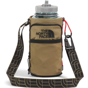 The North Face Borealis Water Bottle Holder – Adjustable Strap, Water-Repellent Finish, External Pocket with Key Hook, Opal Frost, One Size(Cedar/Lava Red)
