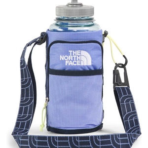 The North Face Borealis Water Bottle Holder – Adjustable Strap, Water-Repellent Finish, External Pocket with Key Hook, Opal Frost, One Size(Periwinkle Glow/Summit Navy/Lemon Mist)