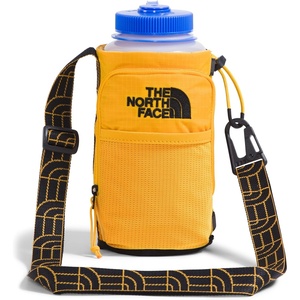 The North Face Borealis Water Bottle Holder – Adjustable Strap, Water-Repellent Finish, External Pocket with Key Hook, Opal Frost, One Size(Summit Gold/TNF Black)