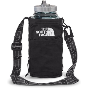 The North Face Borealis Water Bottle Holder – Adjustable Strap, Water-Repellent Finish, External Pocket with Key Hook, Opal Frost, One Size(Tnf Black/Tnf Black)