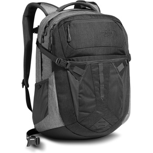 The North Face Router Everyday Laptop Backpack – Daypack, Water Repellent, Laptop Sleeve, Reflective Details, Asphalt Grey Light Heather/TNF Black-NPF, One Size(Tnf Dark Grey Heather/Tnf Medium Grey Heather)