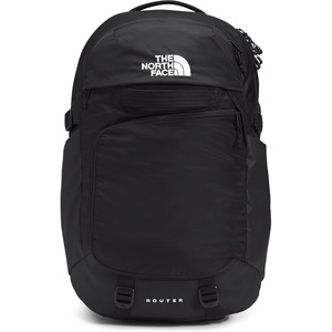 The North Face Router Everyday Laptop Backpack – Daypack, Water Repellent, Laptop Sleeve, Reflective Details, Asphalt Grey Light Heather/TNF Black-NPF, One Size(Tnf Black/Tnf Black)