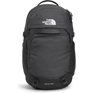 The North Face Router Everyday Laptop Backpack – Daypack, Water Repellent, Laptop Sleeve, Reflective Details, Asphalt Grey Light Heather/TNF Black-NPF, One Size(Asphalt Grey Light Heather/Tnf Black-npf)
