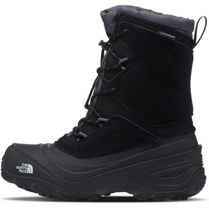 The North Face Teen Alpenglow V Waterproof Boot Insulating Thermafelt Liner for Warmth at -25F(Tnf Black/Vanadis Grey)