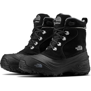 The North Face Teen Alpenglow V Waterproof Boot Insulating Thermafelt Liner for Warmth at -25F(Tnf Black/Zinc Grey)