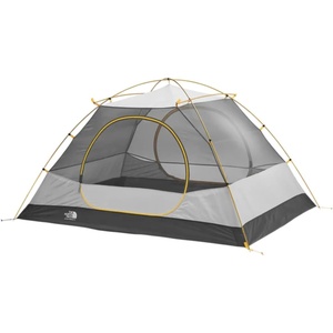 The North Face Tents Stormbreak 3 Three-Person Camping Tent | High Low Ventilation Openings for Optimal Airflow, Water Repellent Finish(Golden Oak/Pavement)