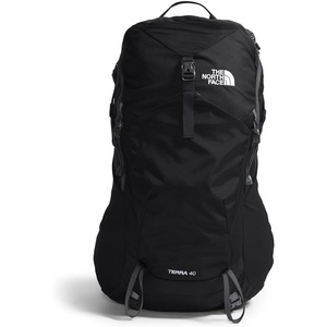 The North Face Terra 40 Backpack – Unisex Hiking Pack, Padded Hipbelt, Pole & Ice Axe Attachments, Hydration Sleeve, TNF Black/Asphalt Grey-NPF, Large/X-Large(Tnf Black/Asphalt Grey-npf)