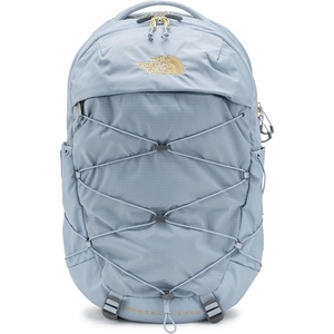 The North Face Vault Everyday Laptop Backpack – Commuter Travel Bag, Water-Repellent Finish, Spacious Compartment, Mid Grey Dark Heather/TNF Black-NPF, One Size(Frost Grey/Gold Metallic)