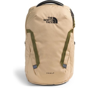 The North Face Vault Everyday Laptop Backpack – Commuter Travel Bag, Water-Repellent Finish, Spacious Compartment, Mid Grey Dark Heather/TNF Black-NPF, One Size(Khaki Stone/Tnf Black)