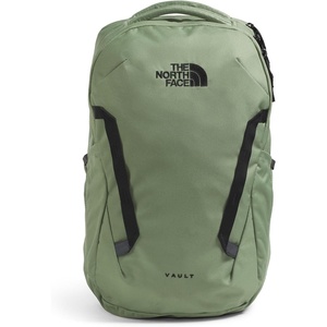 The North Face Vault Everyday Laptop Backpack – Commuter Travel Bag, Water-Repellent Finish, Spacious Compartment, Mid Grey Dark Heather/TNF Black-NPF, One Size(Bark Mist/Tnf Black)