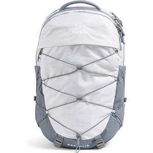 The North Face Women’s Borealis Commuter Laptop Backpack – Everyday Travel Bag, Laptop Sleeve, Reflective Details, Stone Slab Light Heather/Stone Slab, One Size(Tnf White Metallic Mélange/Mid Grey-npf)