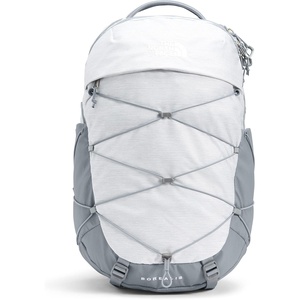 The North Face Women’s Borealis Commuter Laptop Backpack – Everyday Travel Bag, Laptop Sleeve, Reflective Details, Stone Slab Light Heather/Stone Slab, One Size(Tnf White Metallic Mélange/Mid Grey)