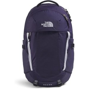 The North Face Women’s Recon Everyday Laptop Backpack – Commuter Travel Bag, 18″ Laptop Sleeve, Water-Repellent, TNF White Metallic Mélange/Mid Grey-NPF, One Size(Eternal Purple/Blue Flax)