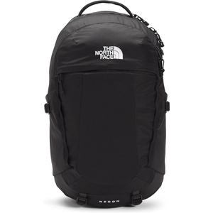 The North Face Women’s Recon Everyday Laptop Backpack – Commuter Travel Bag, 18″ Laptop Sleeve, Water-Repellent, TNF White Metallic Mélange/Mid Grey-NPF, One Size(TNF Black/TNF Black)