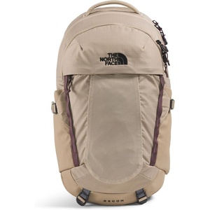 The North Face Women’s Recon Everyday Laptop Backpack – Commuter Travel Bag, 18″ Laptop Sleeve, Water-Repellent, TNF White Metallic Mélange/Mid Grey-NPF, One Size(Mushroom Grey/Tawny Quartz)