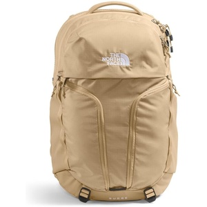 The North Face Women’s Surge Commuter Laptop Backpack – Everyday Travel Bag, Laptop Sleeve, Water-Repellent, TNF White Metallic Mélange/Mid Grey-NPF, One Size(Khaki Stone)