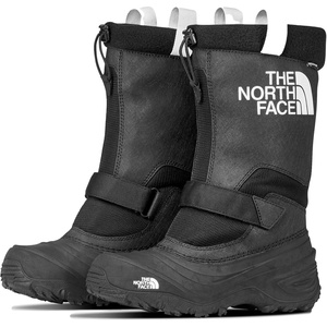 The North Face unisex-child Alpenglow Extreme III Boot(Tnf Black/Tnf White)