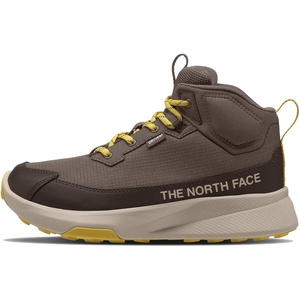 The North Face unisex-child Fastpack II Hiker Mid Waterproof Hiking Shoe – Highly Cushioned, Abrasion Resistant(Smokey Brown/Dark Chestnut)