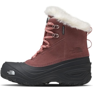 The North Face unisex-child Shellista Lace V Insulated Waterproof Snow Boot | Seam-sealed Outdoor Shoe(Canyon Dust/Terracotta)