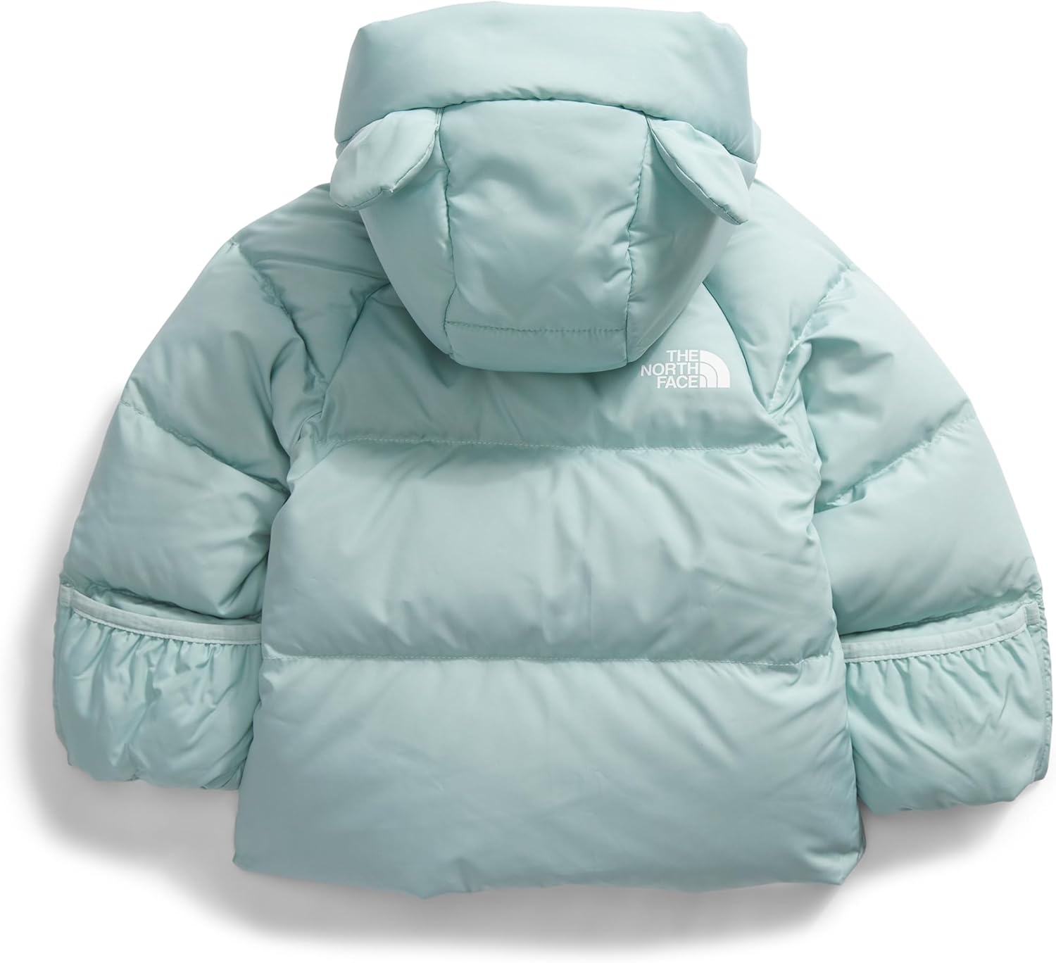 imageTHE NORTH FACE Baby North Down FleeceLined Jacket Water Repellent Waterfowl Down Insulation Attached Hood With EarsMuted Pine