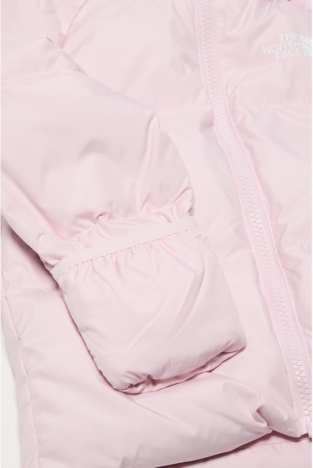 imageTHE NORTH FACE Baby North Down FleeceLined Jacket Water Repellent Waterfowl Down Insulation Attached Hood With EarsPale Blossom