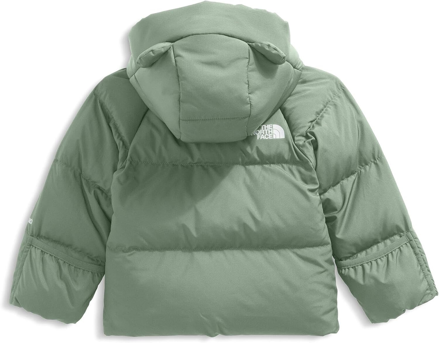imageTHE NORTH FACE Baby North Down FleeceLined Jacket Water Repellent Waterfowl Down Insulation Attached Hood With EarsSlate Moss