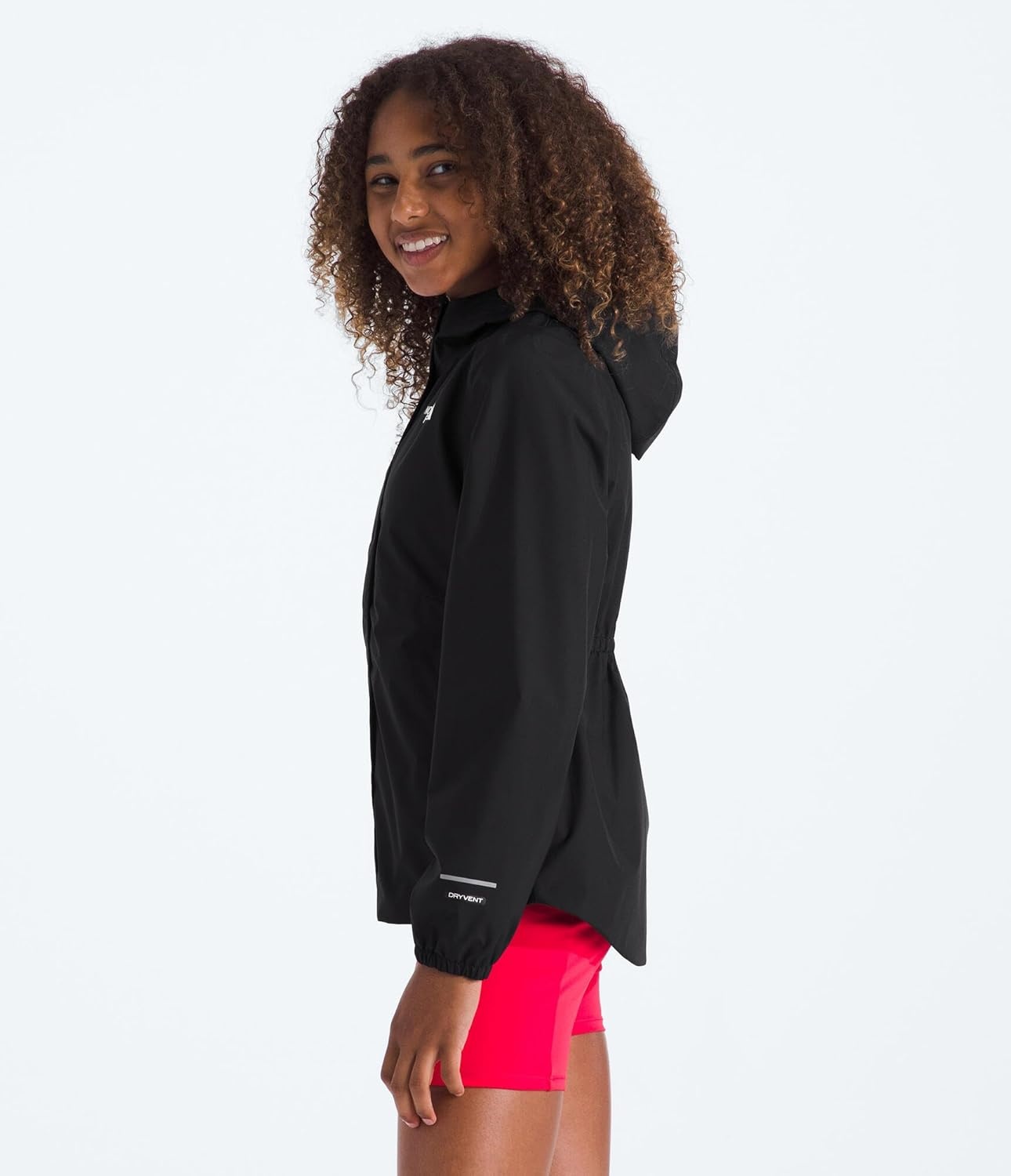 image:imageTHE NORTH FACE Girls Antora Rain Jacket Waterproof Breathable 3piece Hood Secure Zip Hand PocketTnf BlackTnf Black