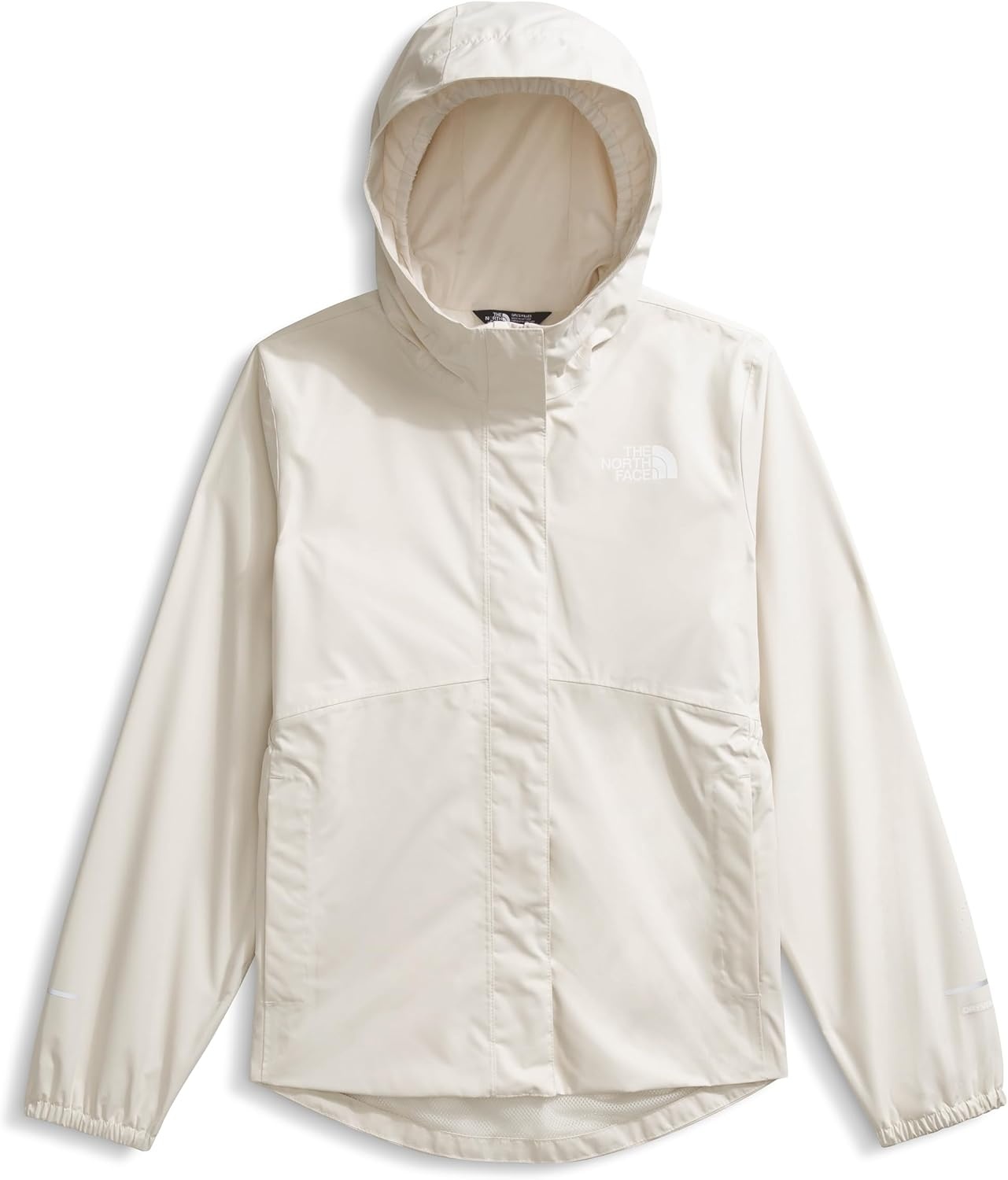 image:imageTHE NORTH FACE Girls Antora Rain Jacket Waterproof Breathable 3piece Hood Secure Zip Hand PocketWhite DuneWhite Dune