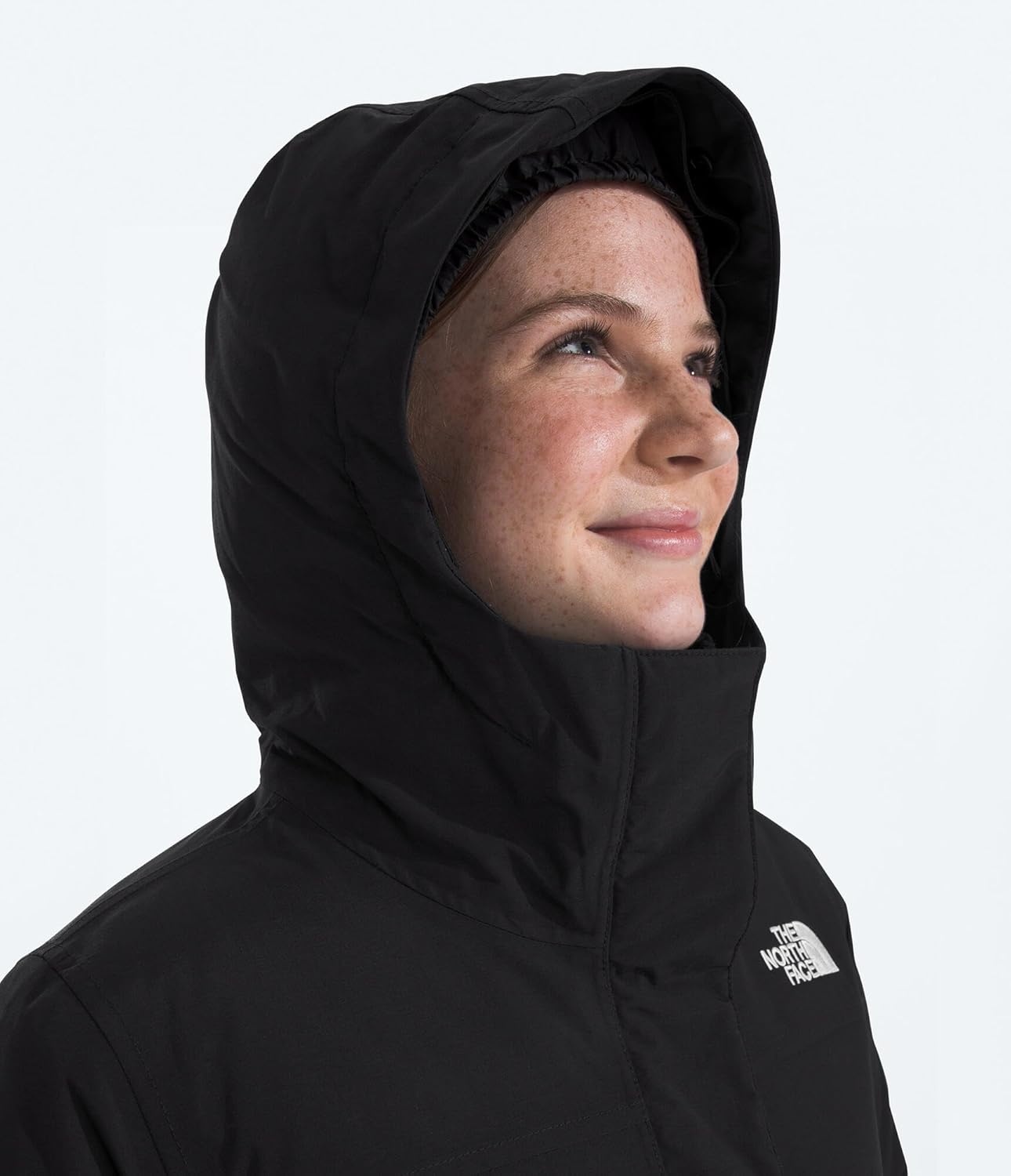 imageTHE NORTH FACE Girls Arctic Parka Waterproof Winter Jacket With Waterfowl Down Insulation Fleece Lined HoodTnf Black