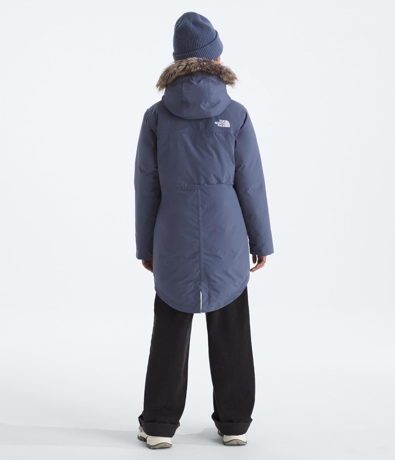 imageTHE NORTH FACE Girls Arctic Parka Waterproof Winter Jacket With Waterfowl Down Insulation Fleece Lined HoodTwilight Galaxy
