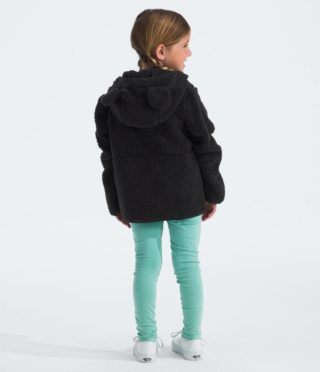 imageTHE NORTH FACE Kids Campshire Full Zip Hoodie Cozy Fleece Winter Jacket Open Hand Pockets amp Attached Hood With Bear EarsTnf Black