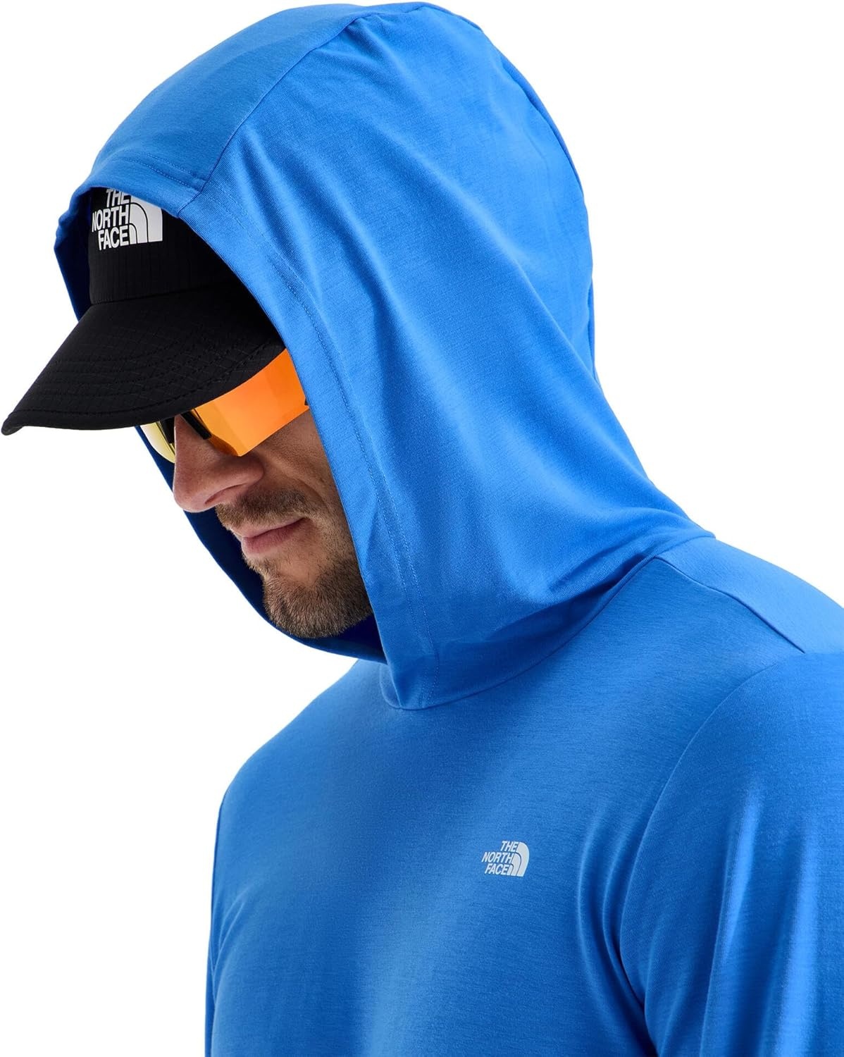 image:imageTHE NORTH FACE Mens Adventure Sun Hoodie Light amp Breathable With Upf 40 Sun Protection amp 3piece HoodActive Blue