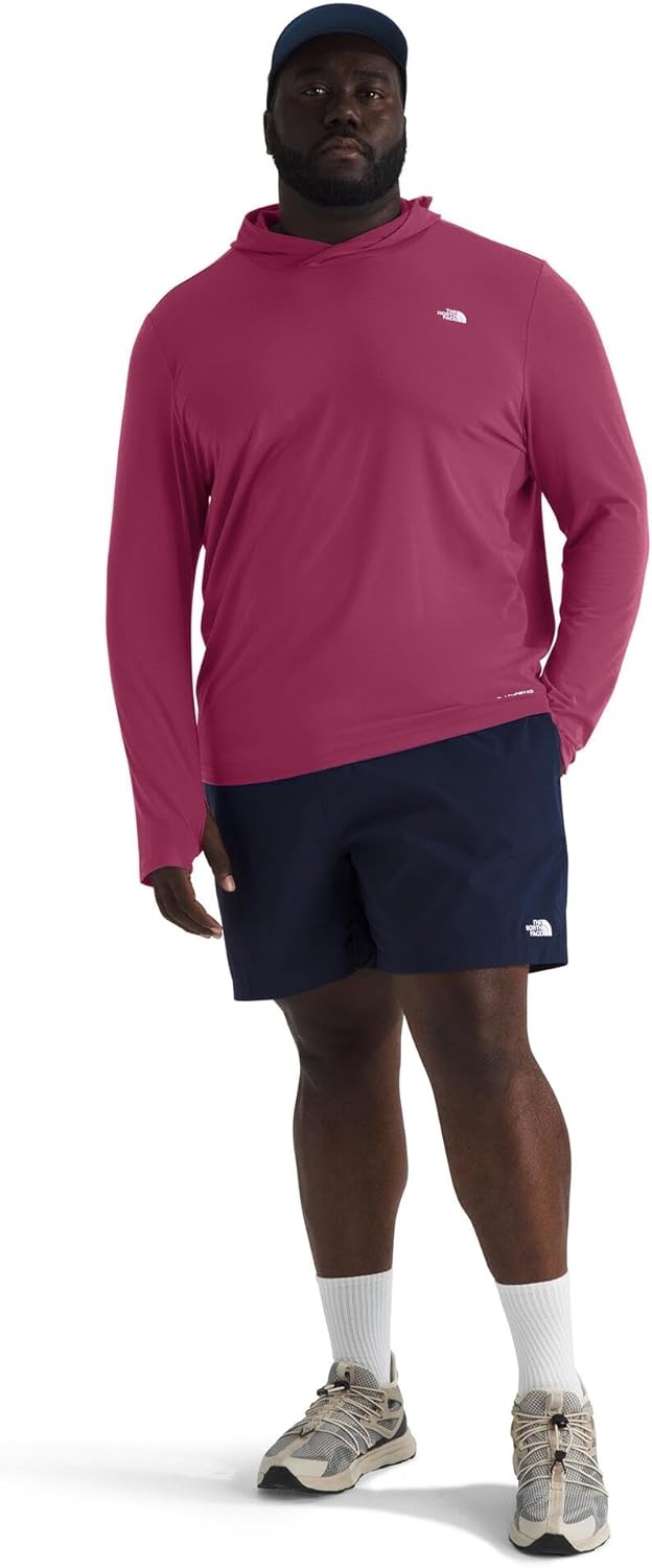 image:imageTHE NORTH FACE Mens Adventure Sun Hoodie Light amp Breathable With Upf 40 Sun Protection amp 3piece HoodCyber Berry