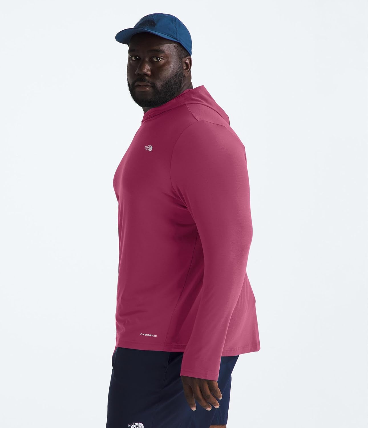 image:imageTHE NORTH FACE Mens Adventure Sun Hoodie Light amp Breathable With Upf 40 Sun Protection amp 3piece HoodCyber Berry