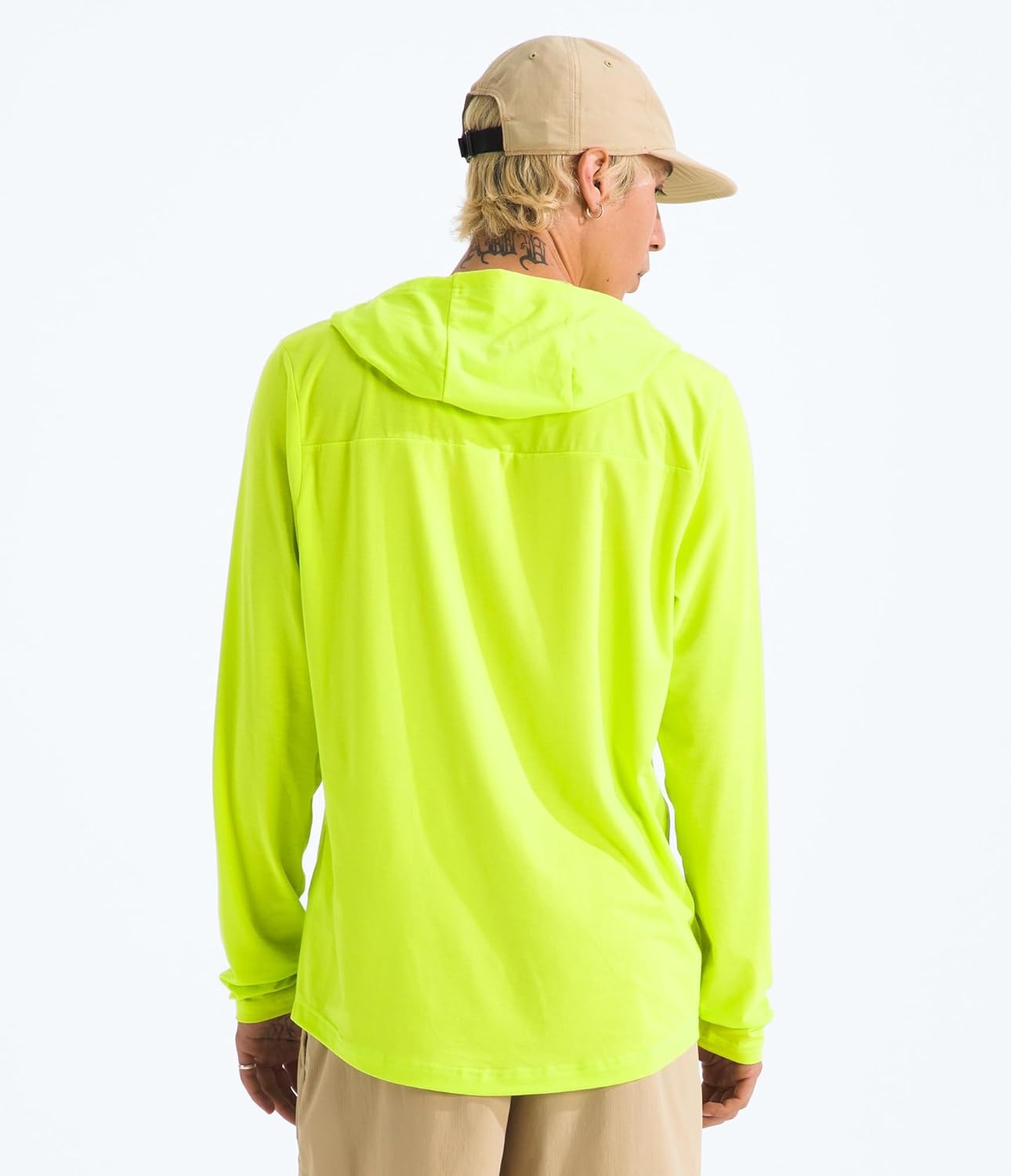 image:imageTHE NORTH FACE Mens Adventure Sun Hoodie Light amp Breathable With Upf 40 Sun Protection amp 3piece HoodFizz Lime
