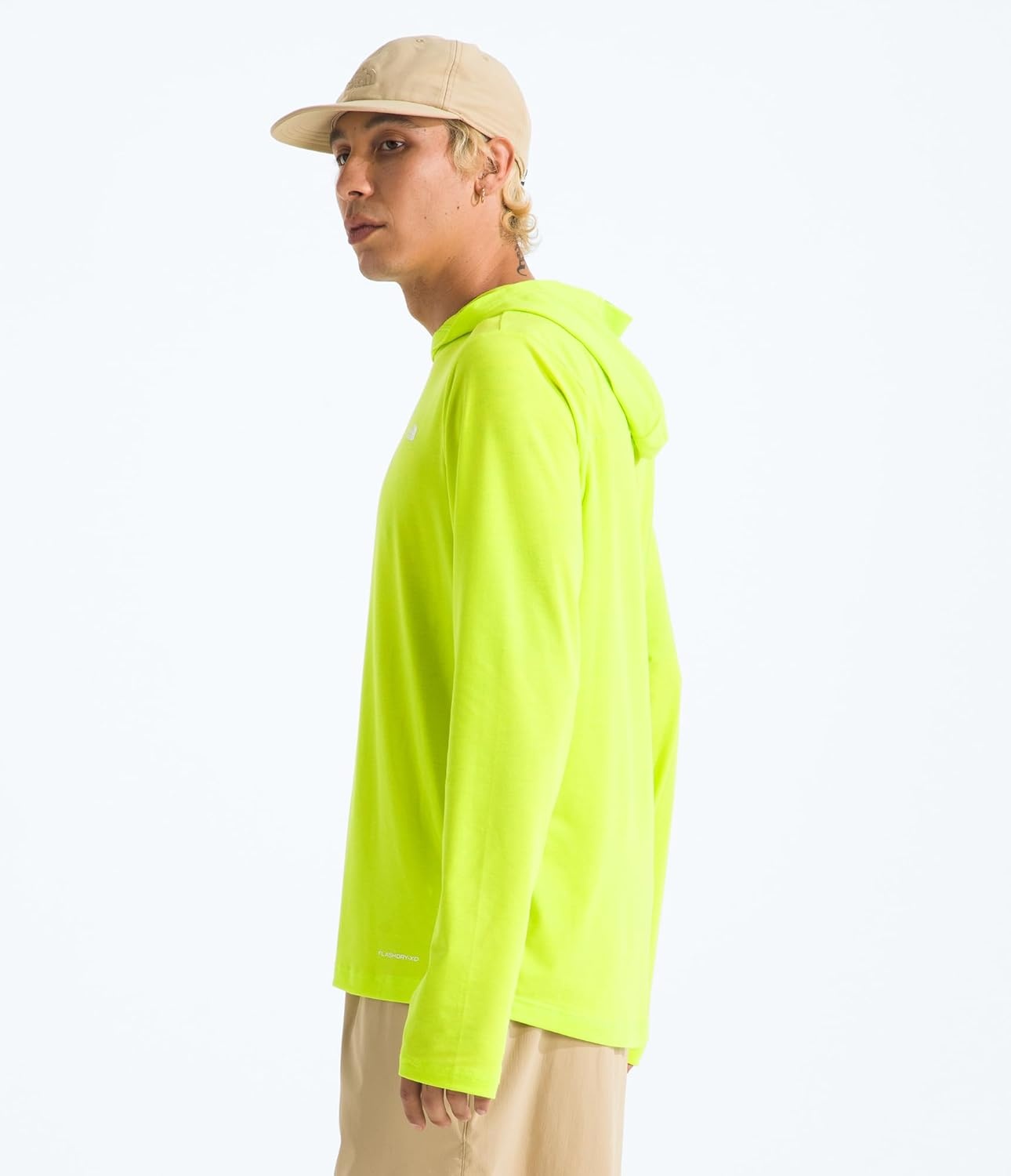 image:imageTHE NORTH FACE Mens Adventure Sun Hoodie Light amp Breathable With Upf 40 Sun Protection amp 3piece HoodFizz Lime