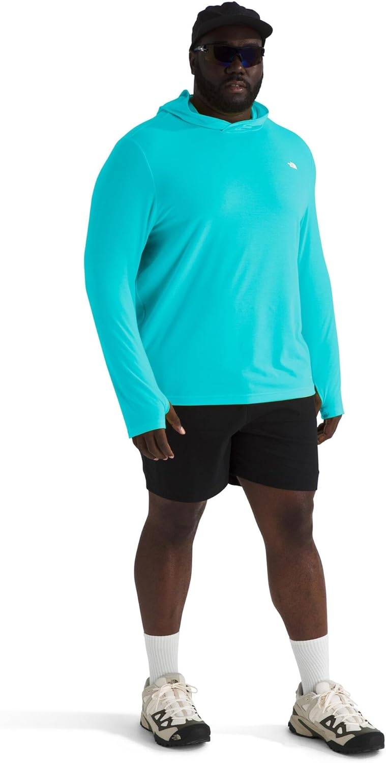 image:imageTHE NORTH FACE Mens Adventure Sun Hoodie Light amp Breathable With Upf 40 Sun Protection amp 3piece HoodGalactic Blue