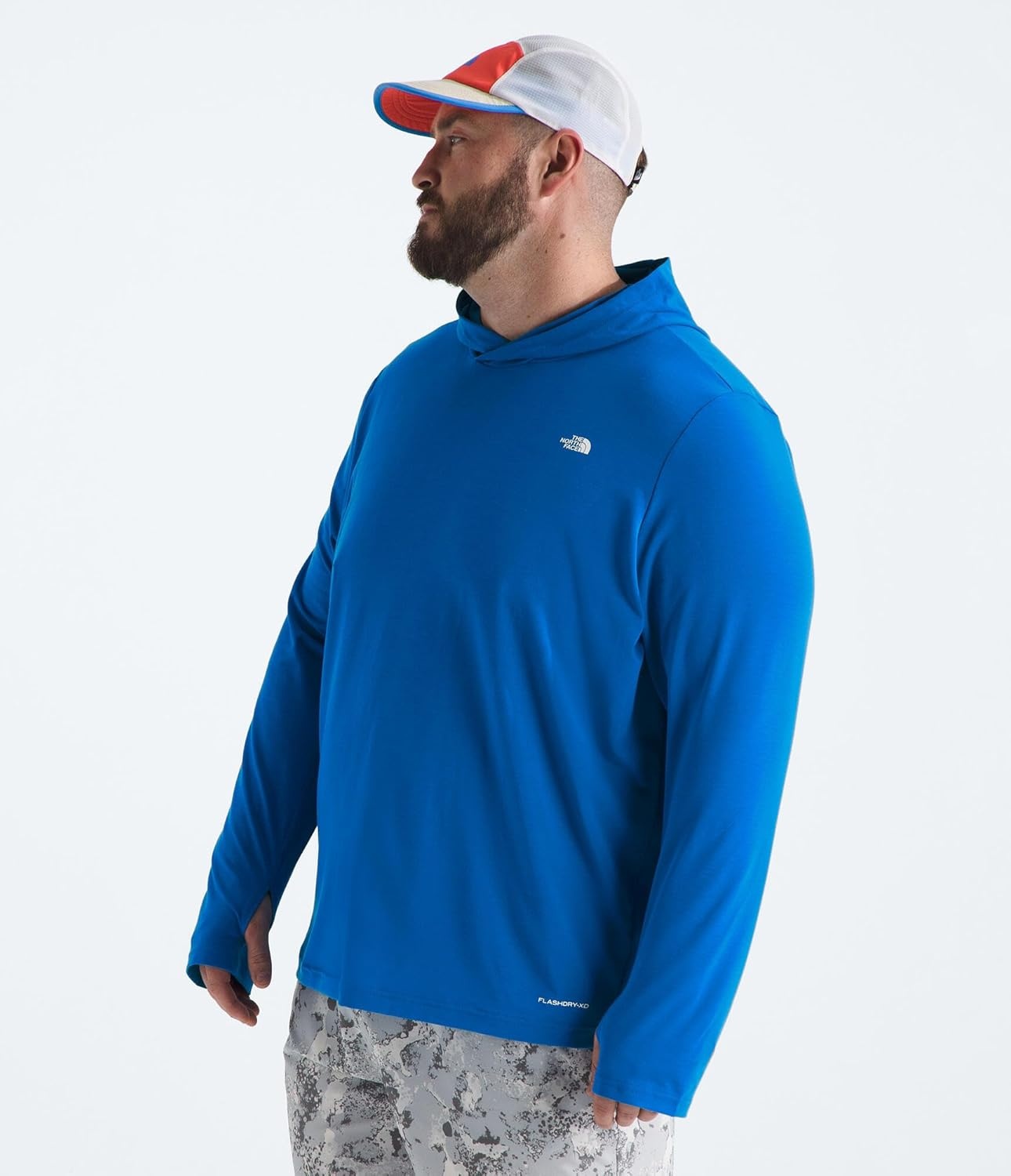 image:imageTHE NORTH FACE Mens Adventure Sun Hoodie Light amp Breathable With Upf 40 Sun Protection amp 3piece HoodHero Blue