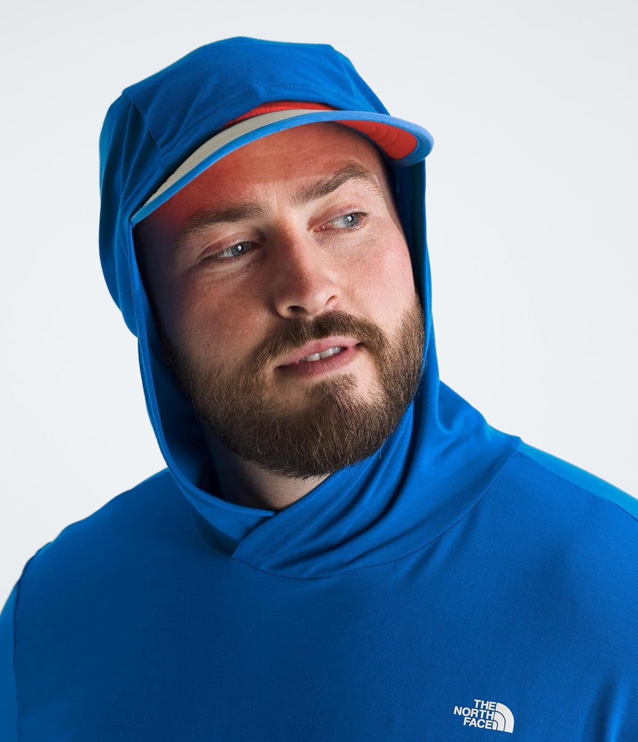 image:imageTHE NORTH FACE Mens Adventure Sun Hoodie Light amp Breathable With Upf 40 Sun Protection amp 3piece HoodHero Blue