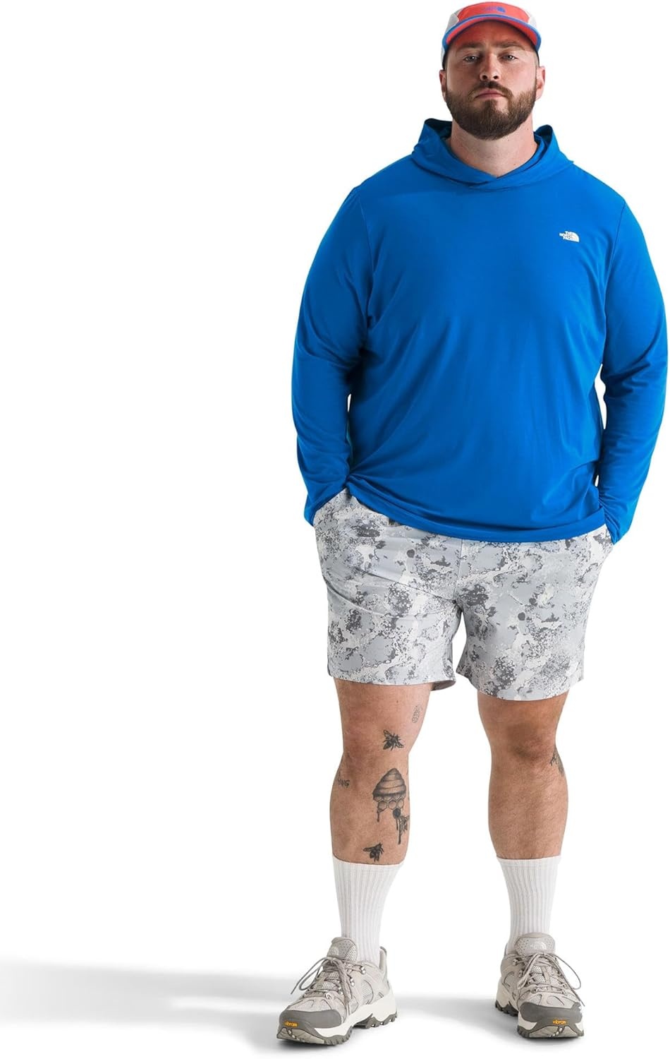 image:imageTHE NORTH FACE Mens Adventure Sun Hoodie Light amp Breathable With Upf 40 Sun Protection amp 3piece HoodHero Blue