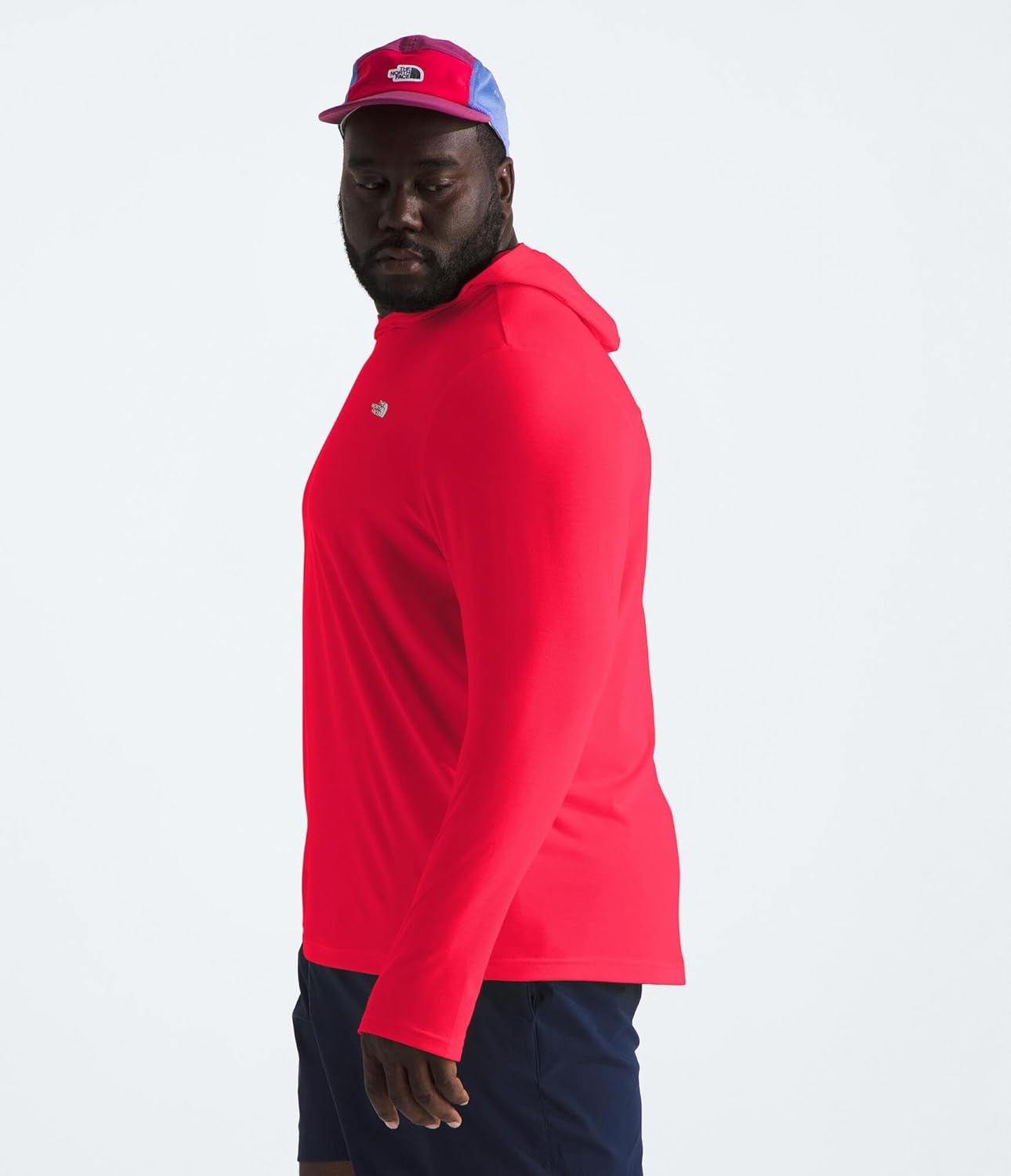 image:imageTHE NORTH FACE Mens Adventure Sun Hoodie Light amp Breathable With Upf 40 Sun Protection amp 3piece HoodHibiscus