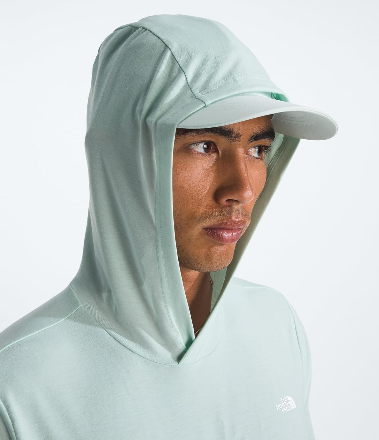image:imageTHE NORTH FACE Mens Adventure Sun Hoodie Light amp Breathable With Upf 40 Sun Protection amp 3piece HoodOpal Frost