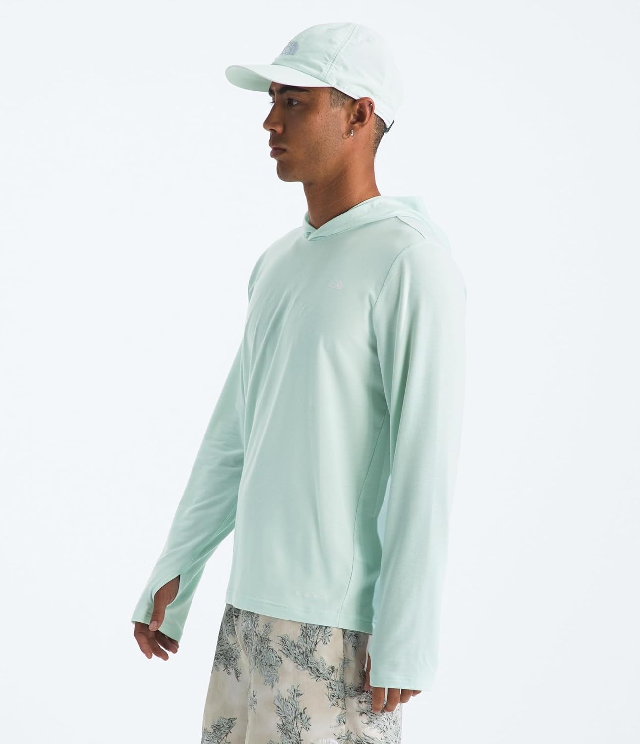 image:imageTHE NORTH FACE Mens Adventure Sun Hoodie Light amp Breathable With Upf 40 Sun Protection amp 3piece HoodOpal Frost