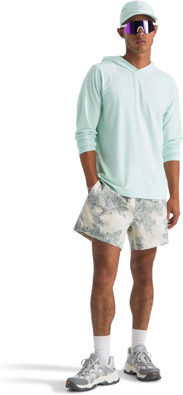 image:imageTHE NORTH FACE Mens Adventure Sun Hoodie Light amp Breathable With Upf 40 Sun Protection amp 3piece HoodOpal Frost