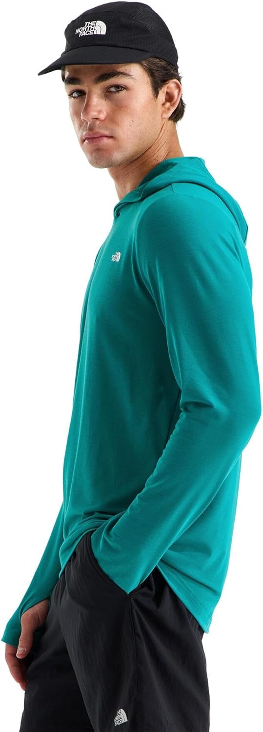 image:imageTHE NORTH FACE Mens Adventure Sun Hoodie Light amp Breathable With Upf 40 Sun Protection amp 3piece HoodRestorative Teal